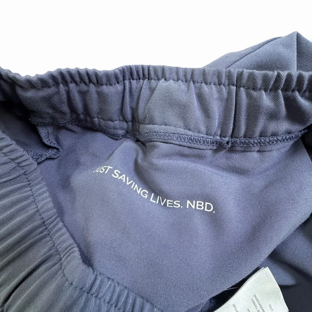 FIGS Mens Jogger Scrub Pants Blue XL Short MXXSW2004S PO 2703